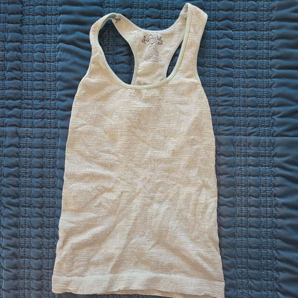 Intimately FP sparkly seafoam green tank